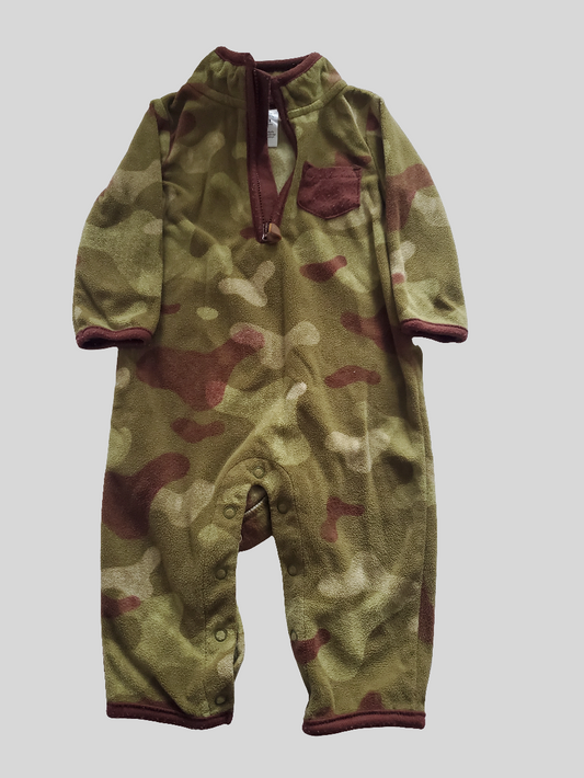 Carter's Fleece Camo Romper