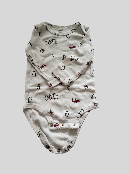 Carter's Penguin Long Sleeve Onesie