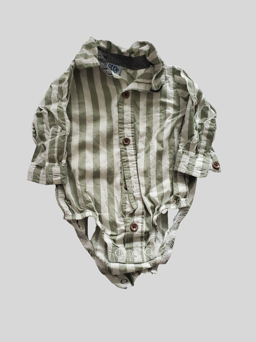 Little Lad Dress Shirt Onesie