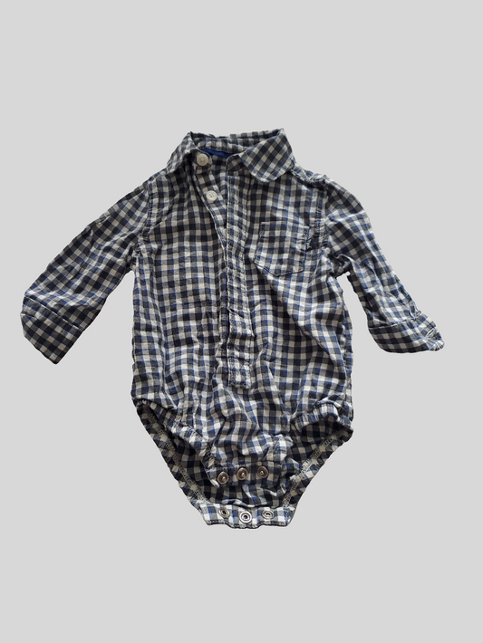 Osh Kosh Dress Shirt Onesie