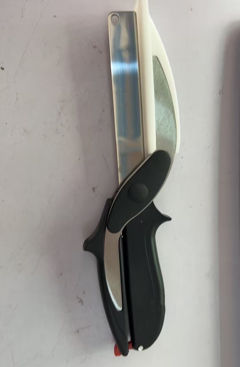 Stainless Steel Scissors Multifunctional Scissors Cutting Machine 2 In 1 Cutting Board Utility Knife