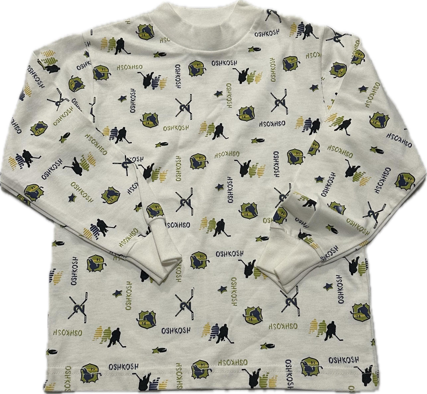 Long Sleeve Hockey Theme Shirt