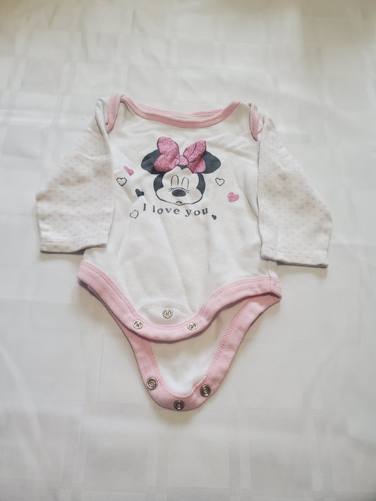 Disney Baby Minnie Long Sleeve Onesie